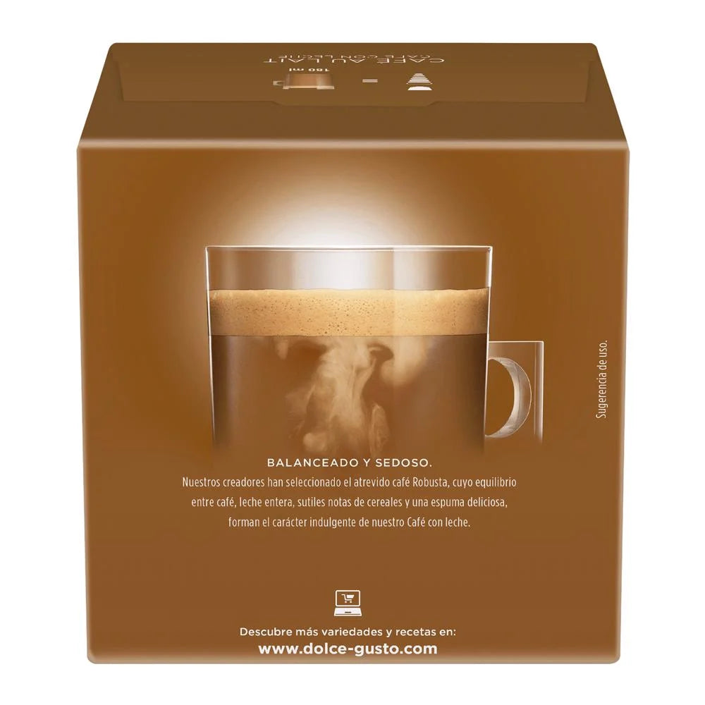 Nescafé Dolce Gusto Café Au Lait Coffee Capsules – 16 ct