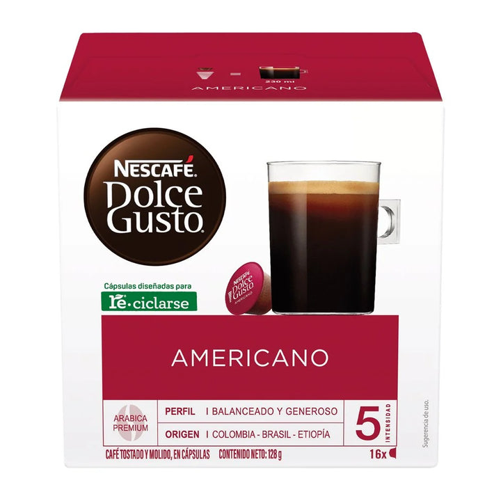 Nescafé Dolce Gusto Americano Coffee Capsules – 16 ct