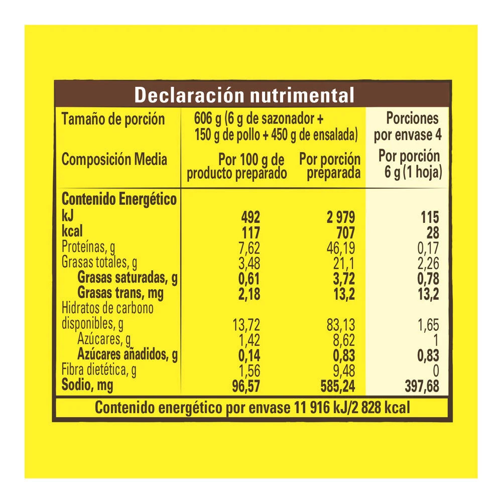 Maggi Juicy Wood-Fired Flavor Skillet Seasoning Sheets – 1 oz