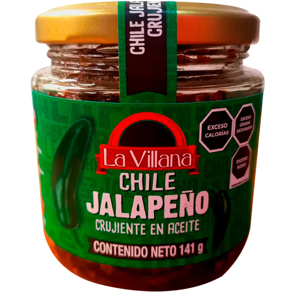 La Villana Crispy Jalapeño Peppers – 5 oz Main image