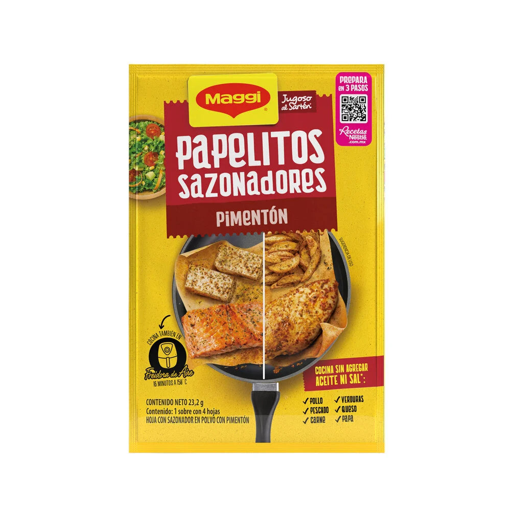 Maggi Juicy Paprika Chicken Skillet Seasoning Sheets – 1 oz