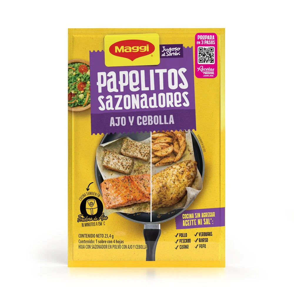 Maggi Juicy Garlic and Onion Skillet Seasoning Sheets – 1 oz Main image