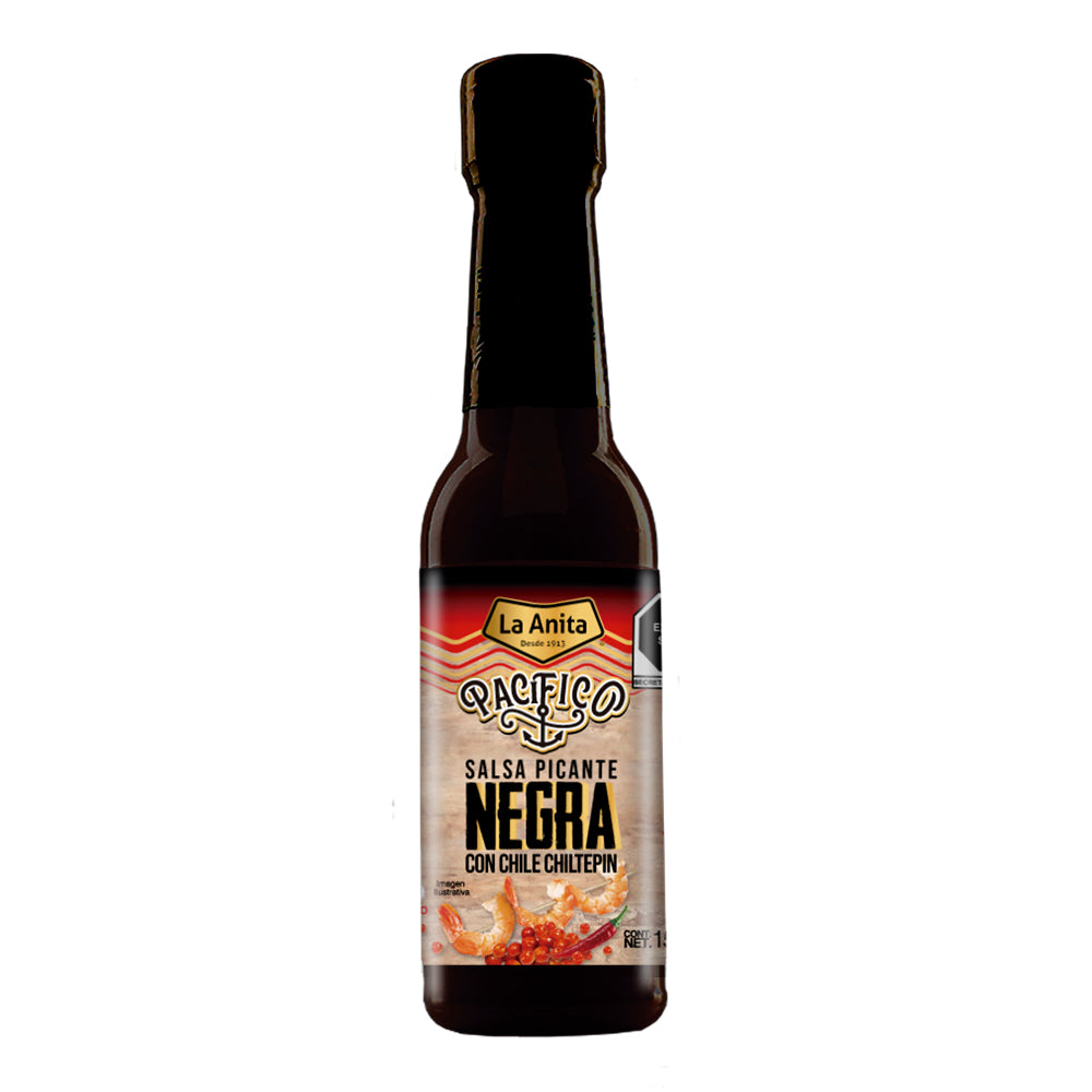 La Anita Black Hot Sauce with Chiltepin Chili – 5 oz