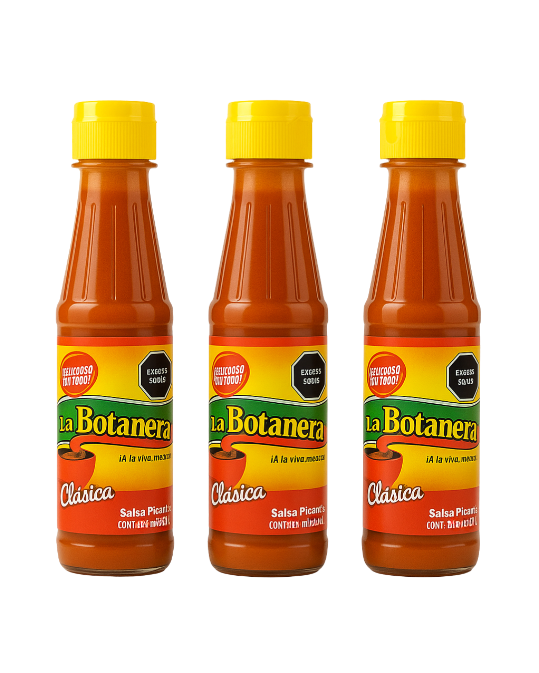 Buy 1 Get 2 More Free La Botanera Classic Hot Sauce 6.5 oz 🔥 Triple the Heat