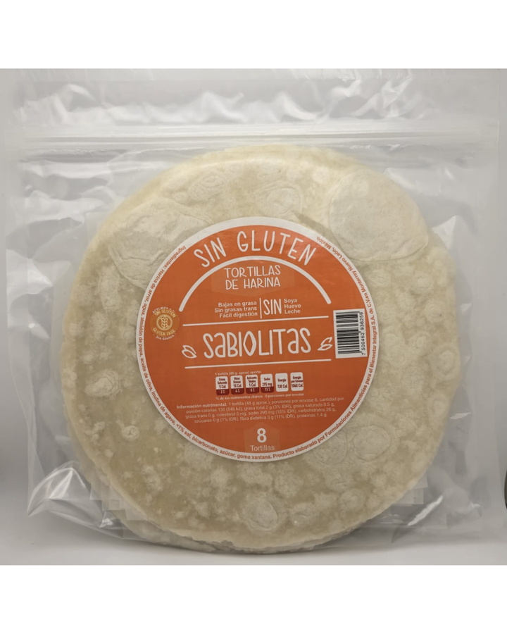 Burrito Flour Tortillas Sabiolita 8 ct
