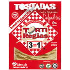 3 Pack TortiRegias White Tostadas 8 oz