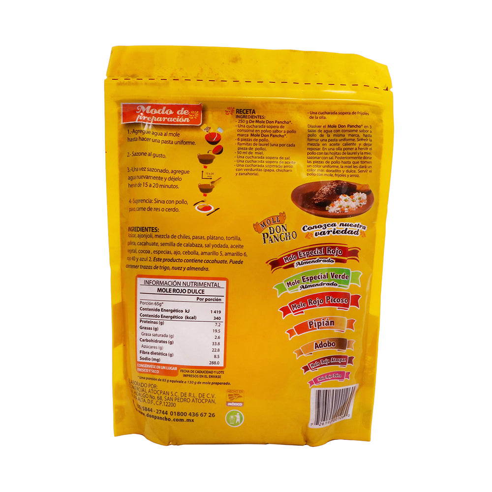Don Pancho Sweet Red Mole Powder 18 oz