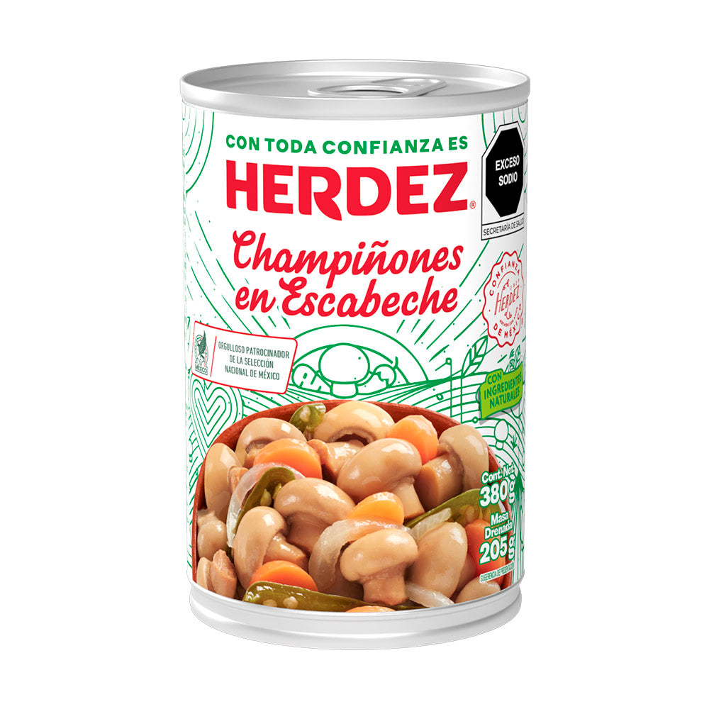 Herdez Pickled Mushrooms 13.4 oz