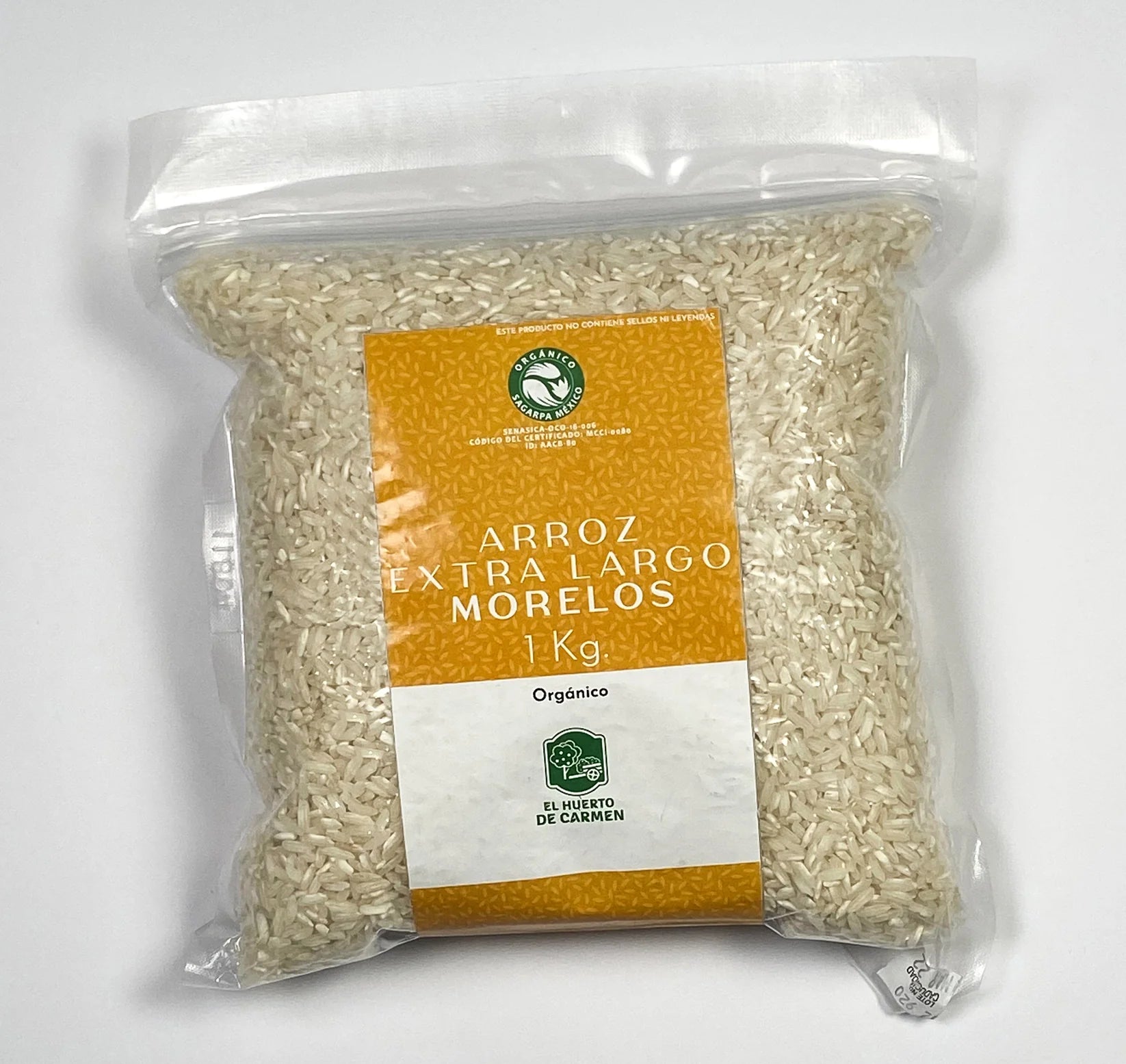 El Huerto de Carmen Extra Long White Rice Morelos – 35 oz