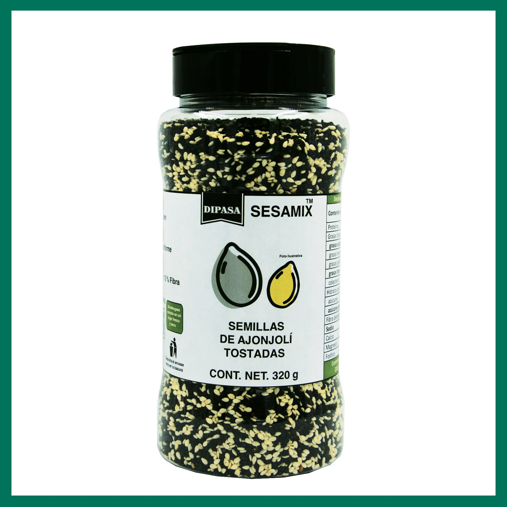 Dipasa HDC Toasted Sesame Seeds – 11 oz Main image