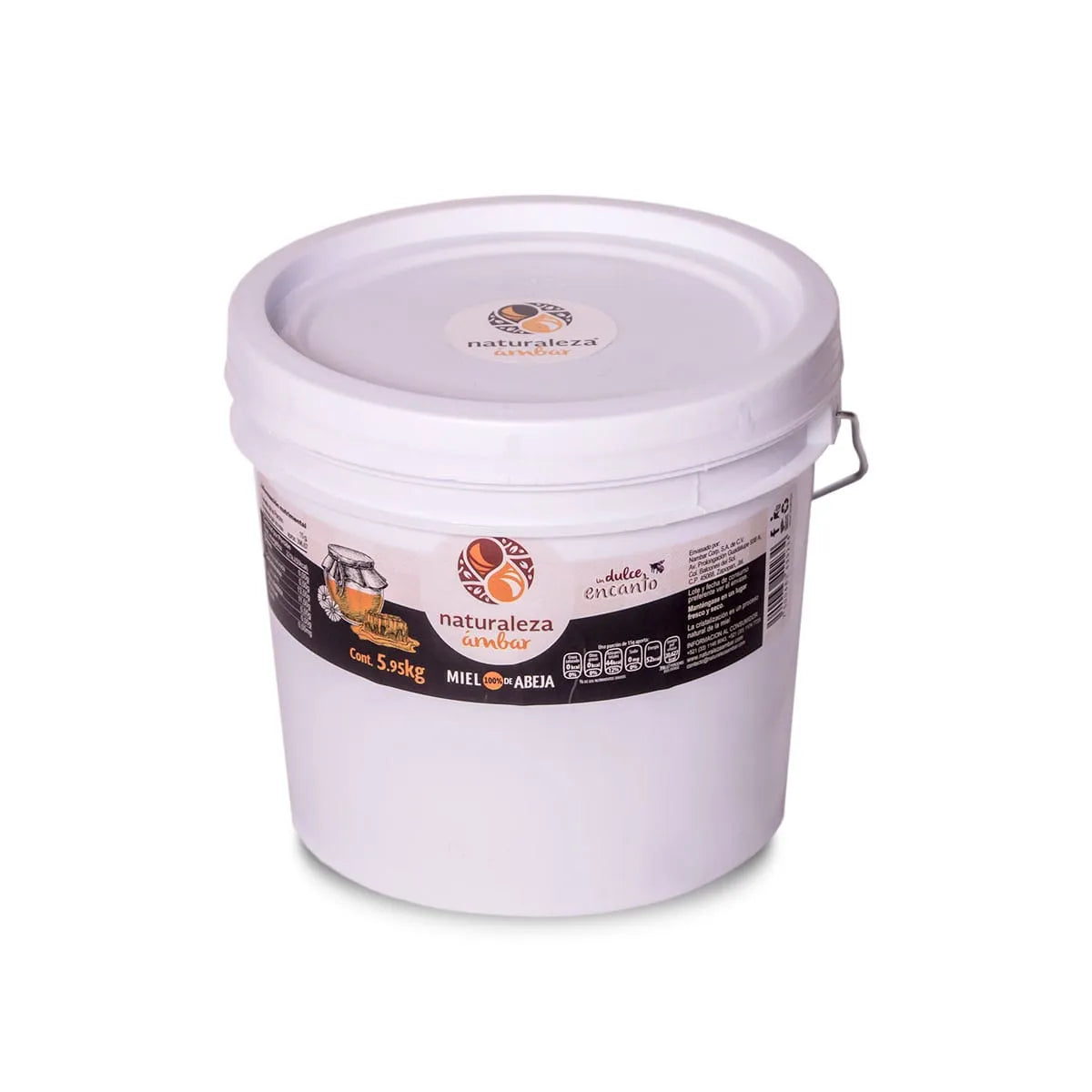 Naturaleza Ambar HDC Bucket of 100% Pure Honey – 212 oz Main image