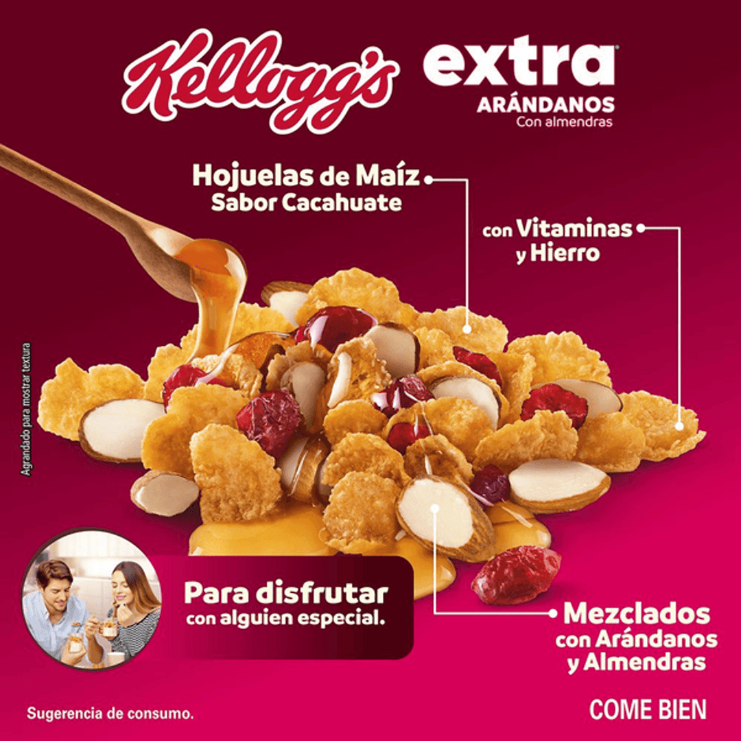 Kelloggs Extra Almond Cereal 15 oz