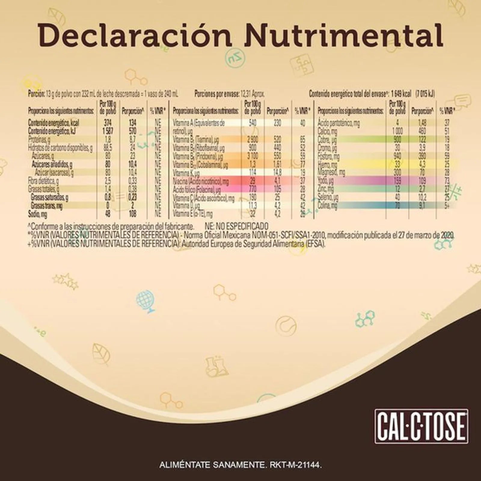 Cal-C-Tose Chocolate Powder - 6 oz Secondary image