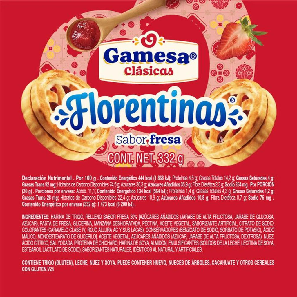 Gamesa Classic Strawberry Florentine Cookies - 12 oz
