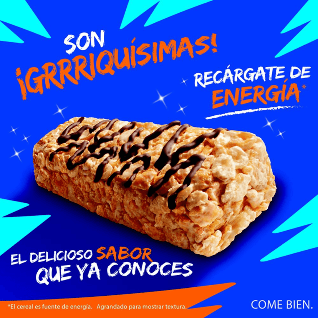 Kelloggs Zucaritas Cereal Bars 4 oz