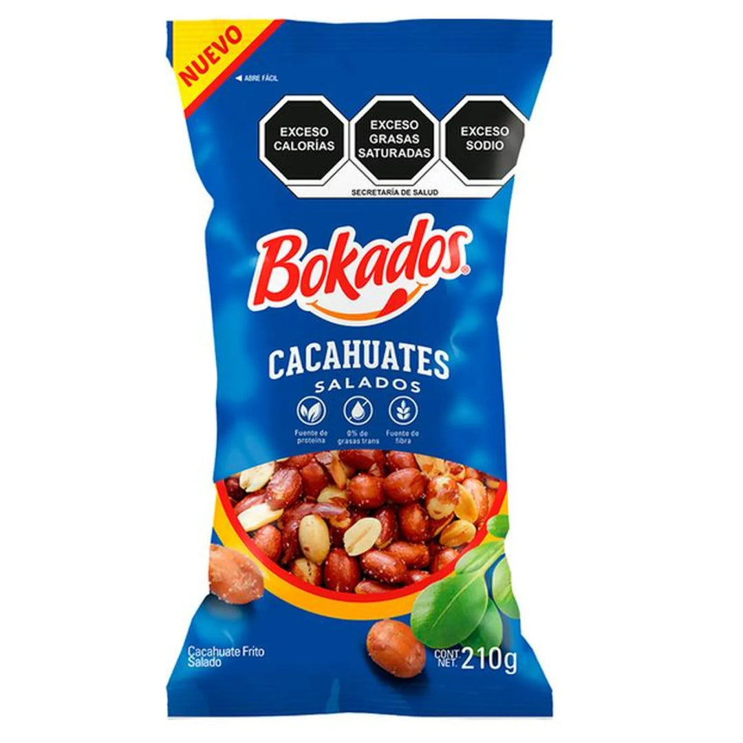 Bokados Salted Peanuts 7 oz