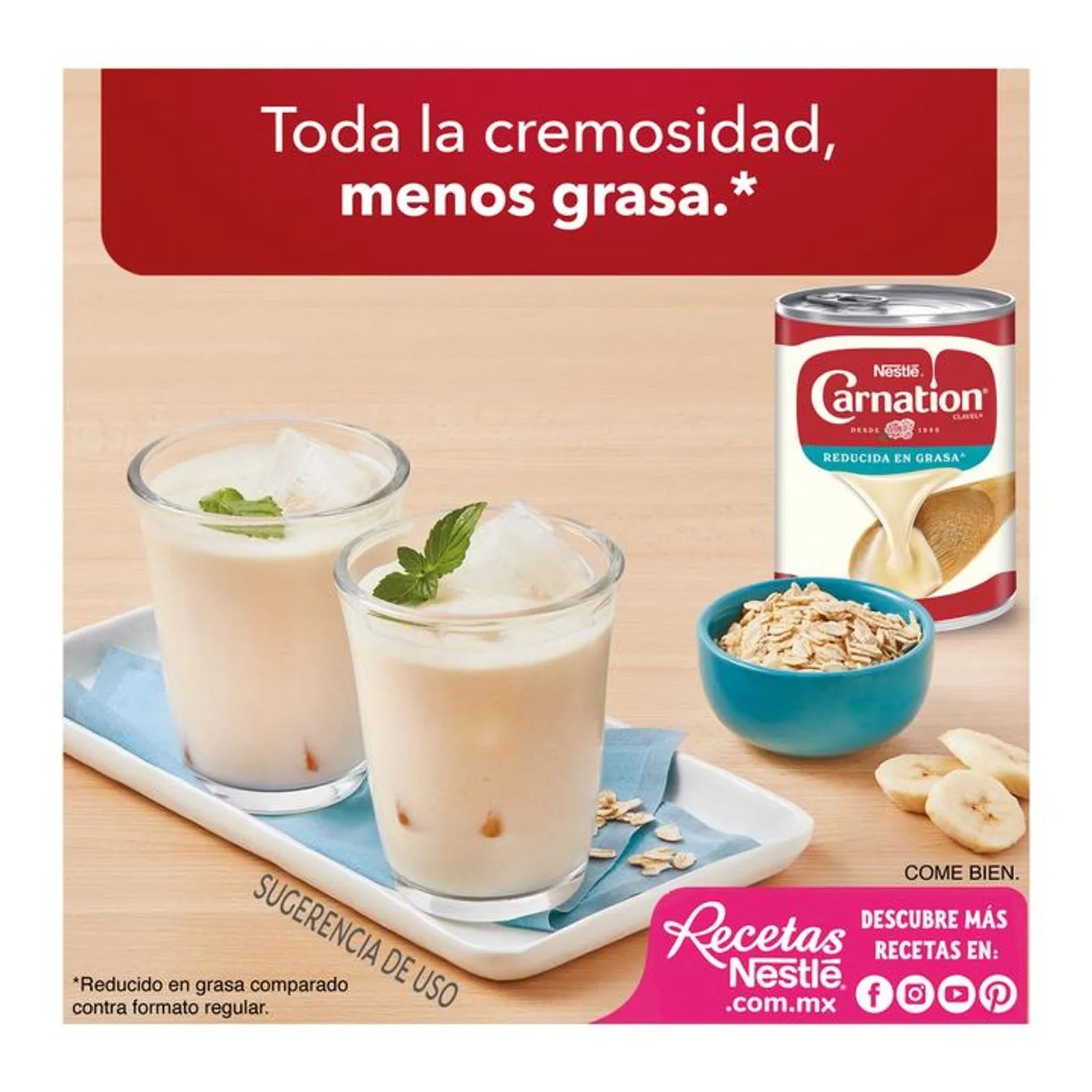 Nestle Carnation Clavel Reduced Fat Evaporated Milk - 13 oz