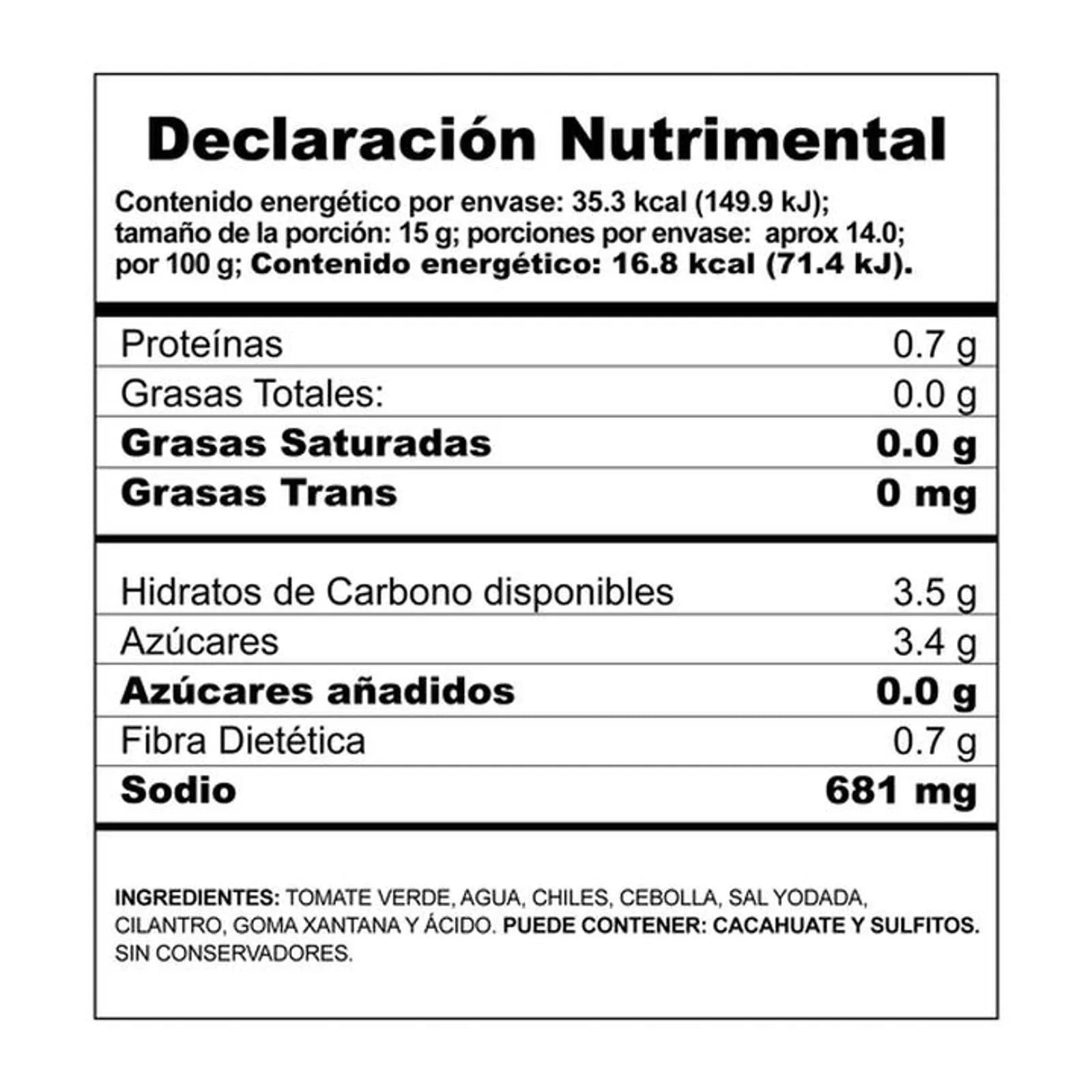 Herdez Green Sauce - 7 oz Secondary image