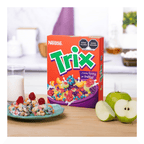 Nestle Trix Fruit Flavor Corn Cereal Box 15 oz
