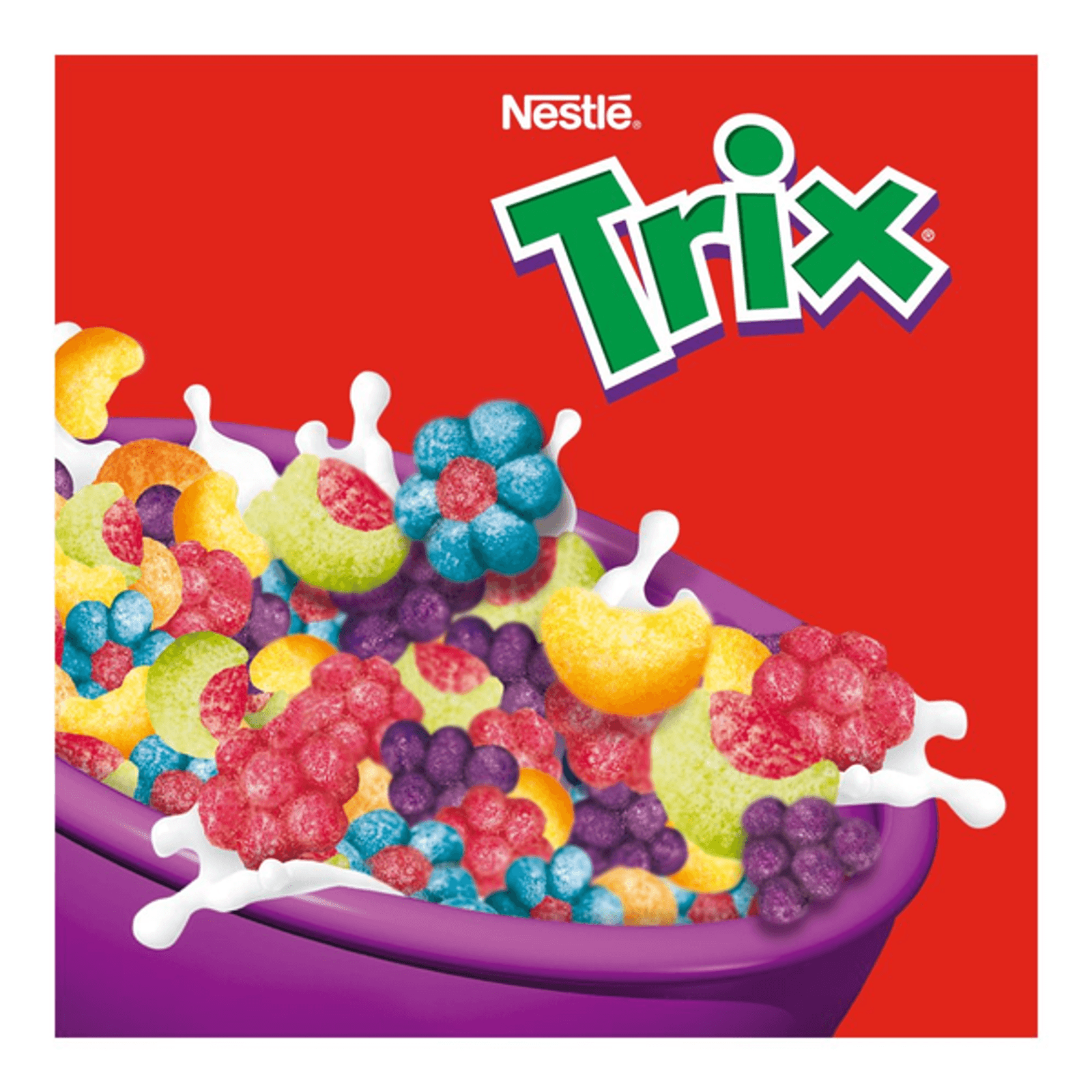 Nestle Trix Fruit Flavor Corn Cereal Box 15 oz Secondary image