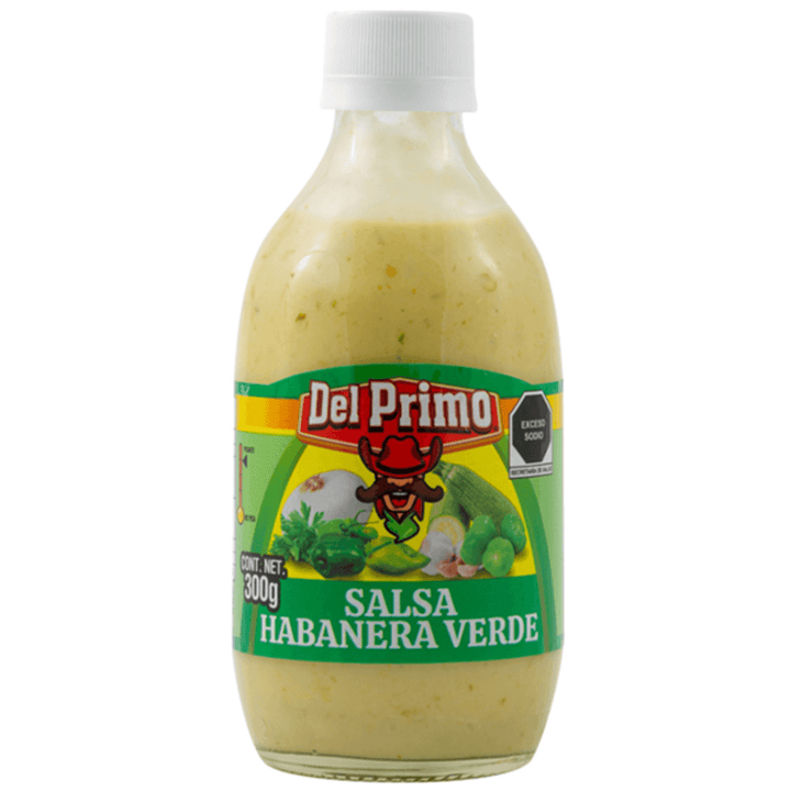 Del Primo Homemade Green Habanero Salsa – 11 oz