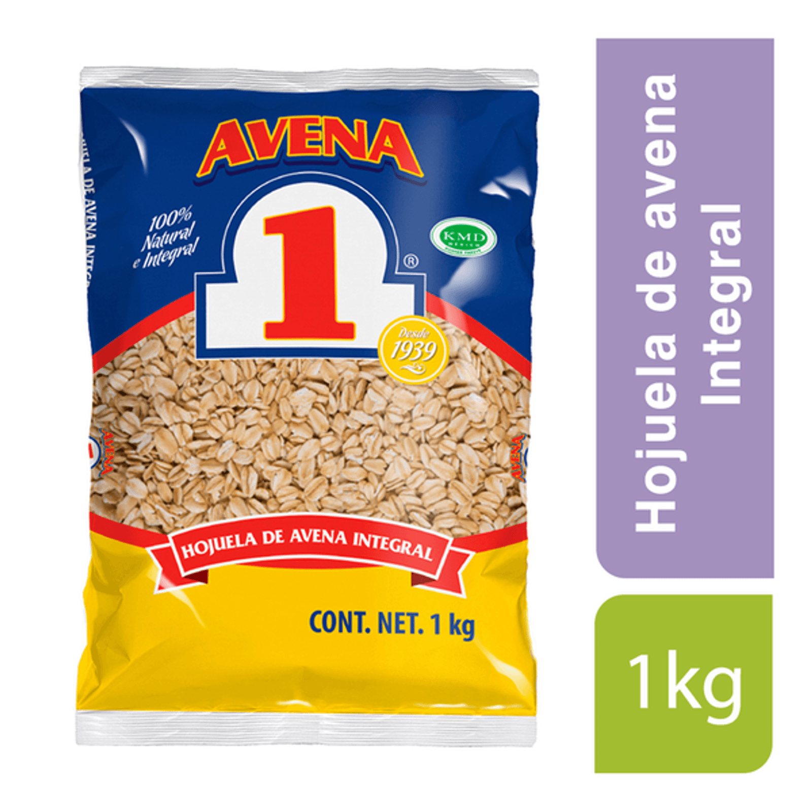 Avena No.1 Whole Oats Flakes 2.2 lbs Main image