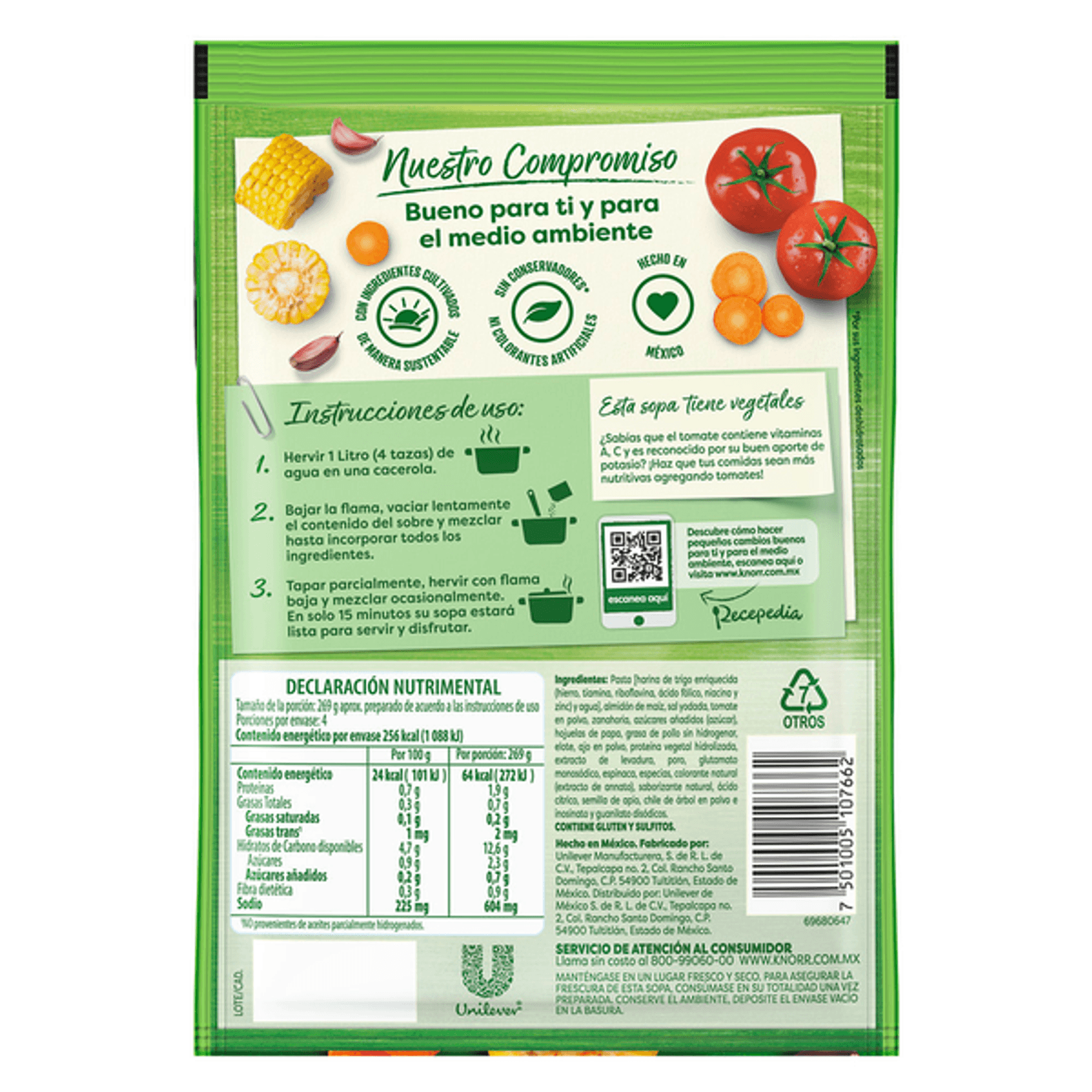 Knorr Mexican Minestrone Soup - 3 oz Secondary image