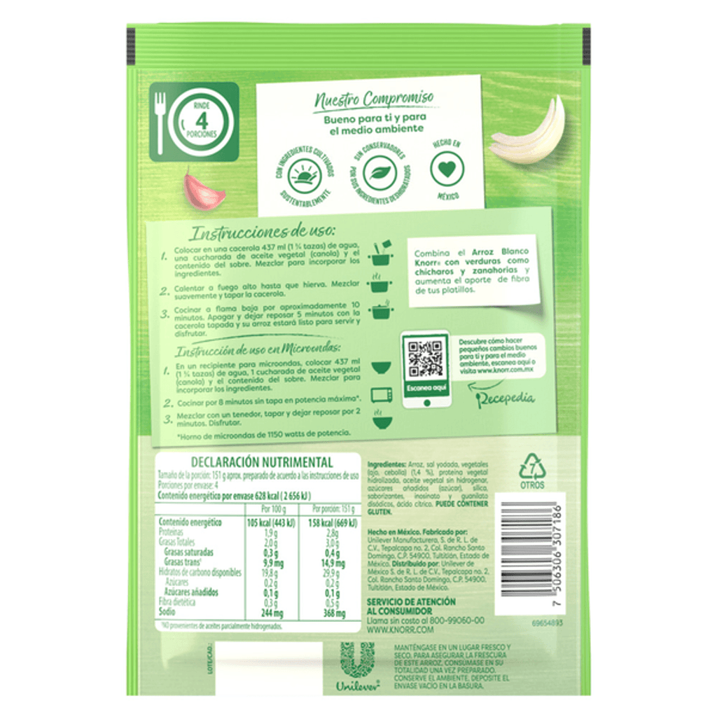 Knorr White Rice - 5 oz