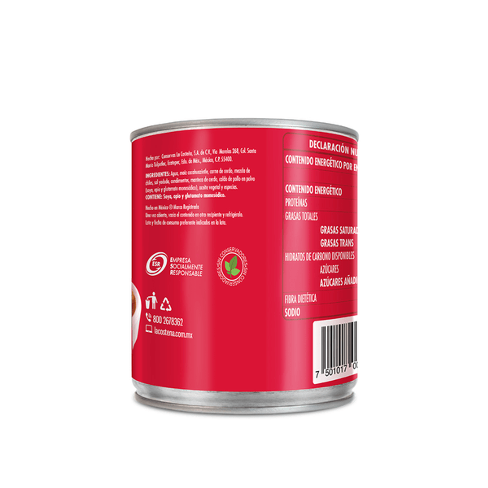 La Costeña Red Pozole Soup - 29 oz Secondary image