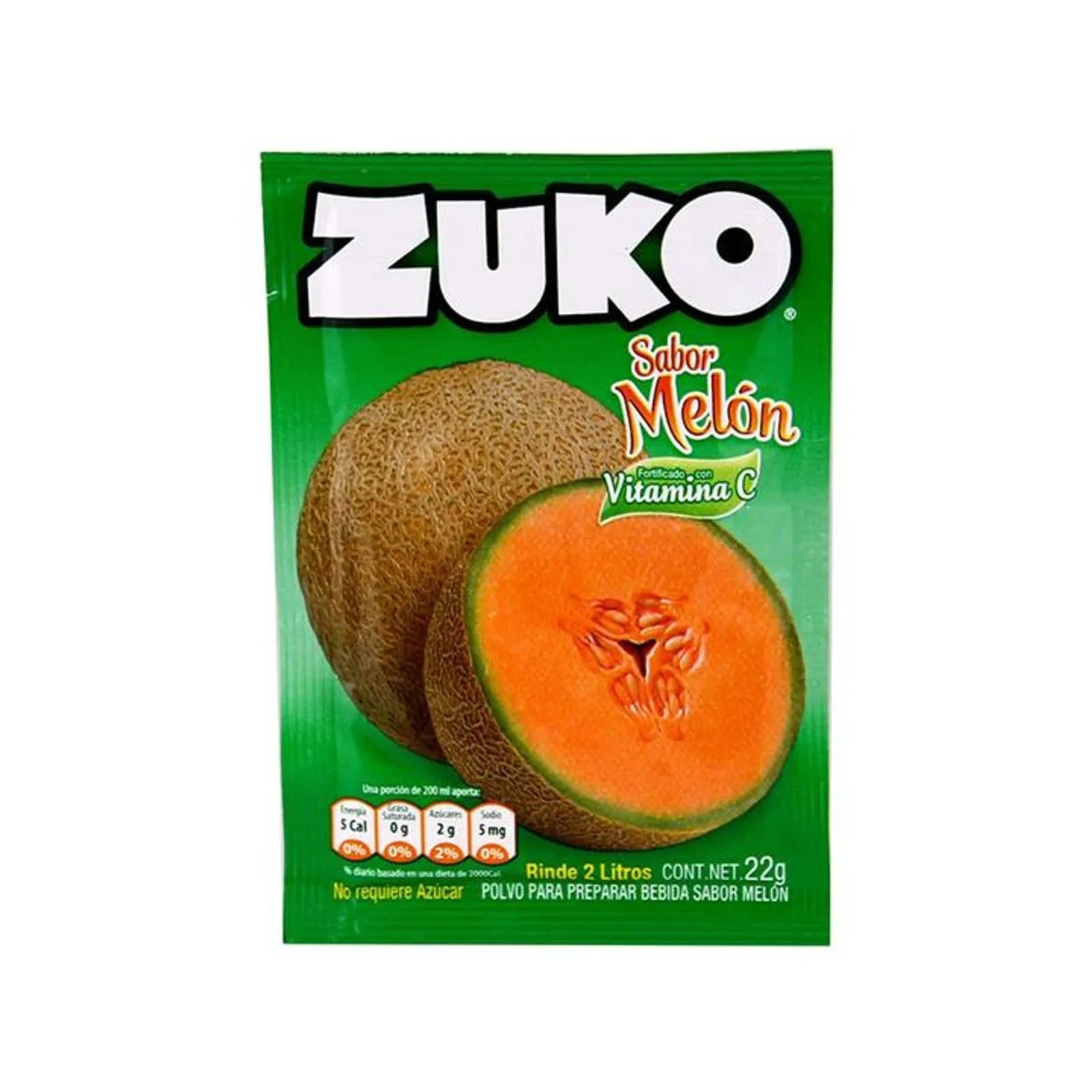 Zuko Melon Flavor Drink Powder 0.5 oz Main image