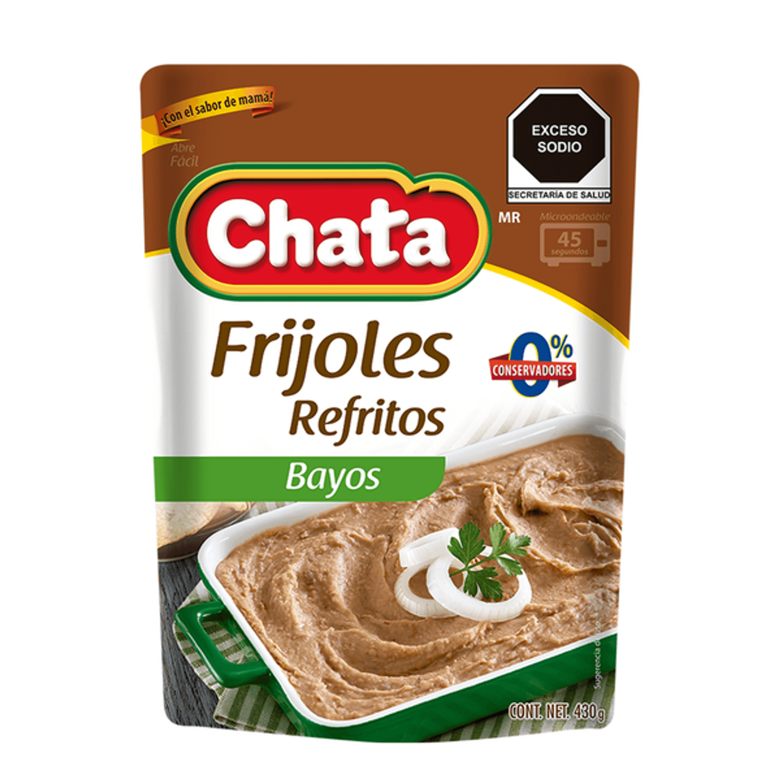 Chata Refried Bayo Beans - 15 oz Main image