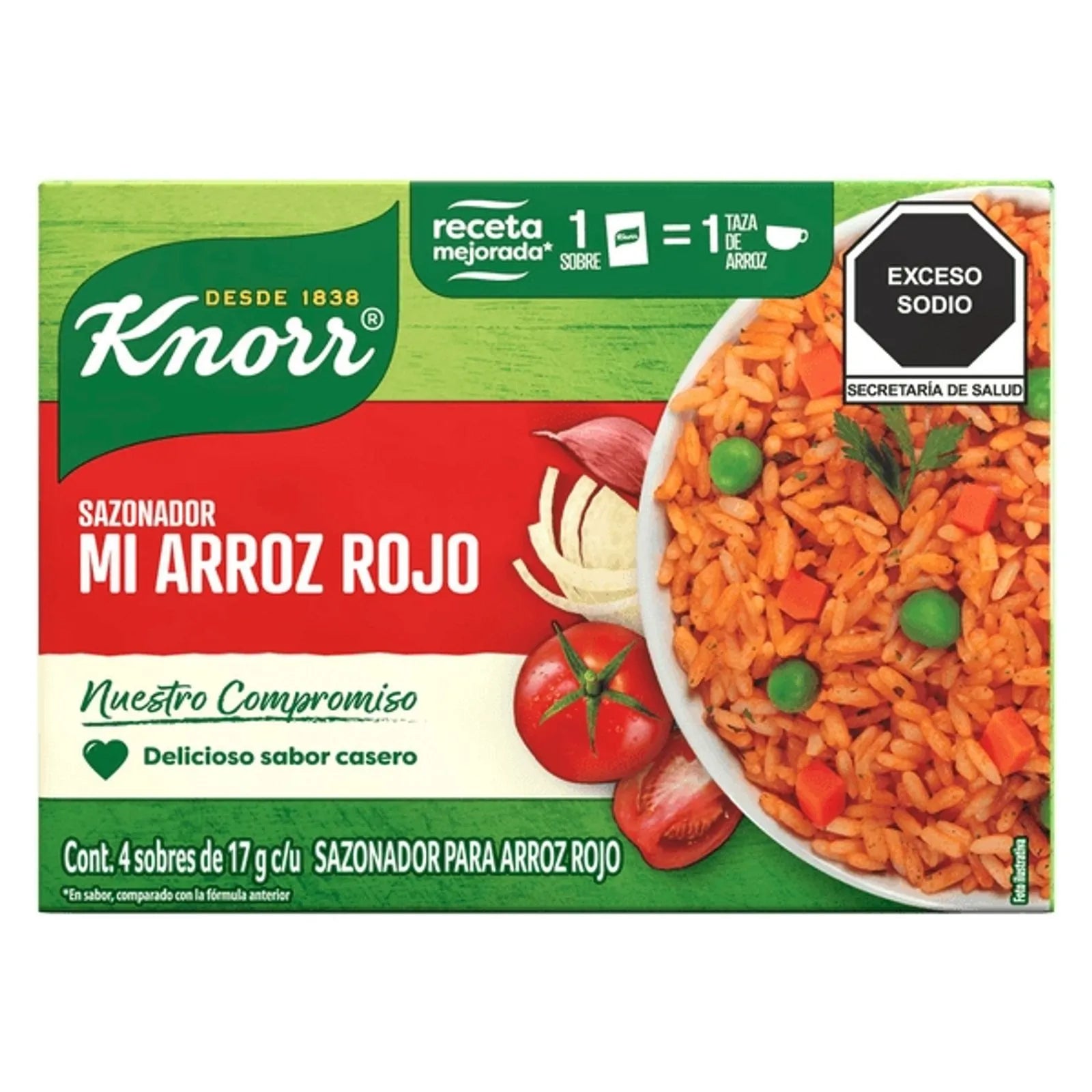 Knorr Red Rice Seasoning with Tomato, Garlic, and Onion - 2 oz Main image