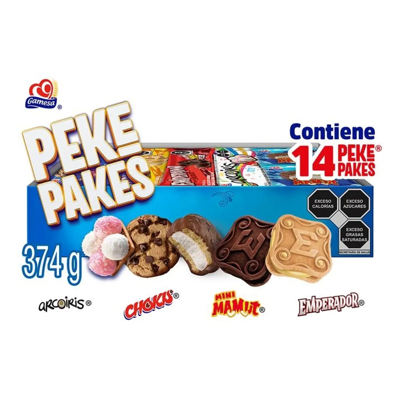 Gamesa Peke pakes Assorted Cookies - 13 oz Main image