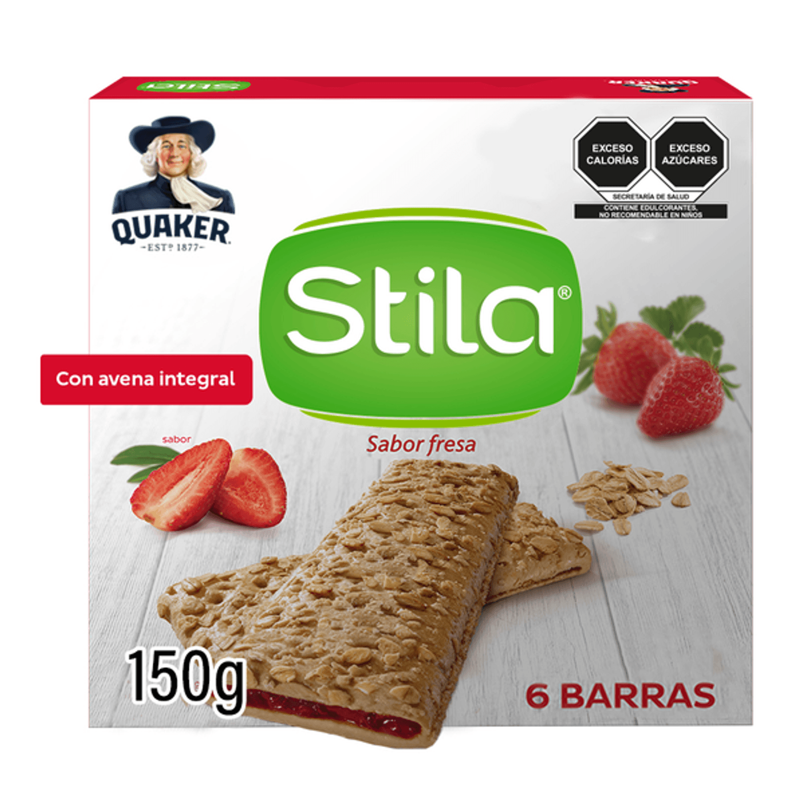 Quaker Stila Fit Oat Bars Strawberry Flavor 5 oz Main image