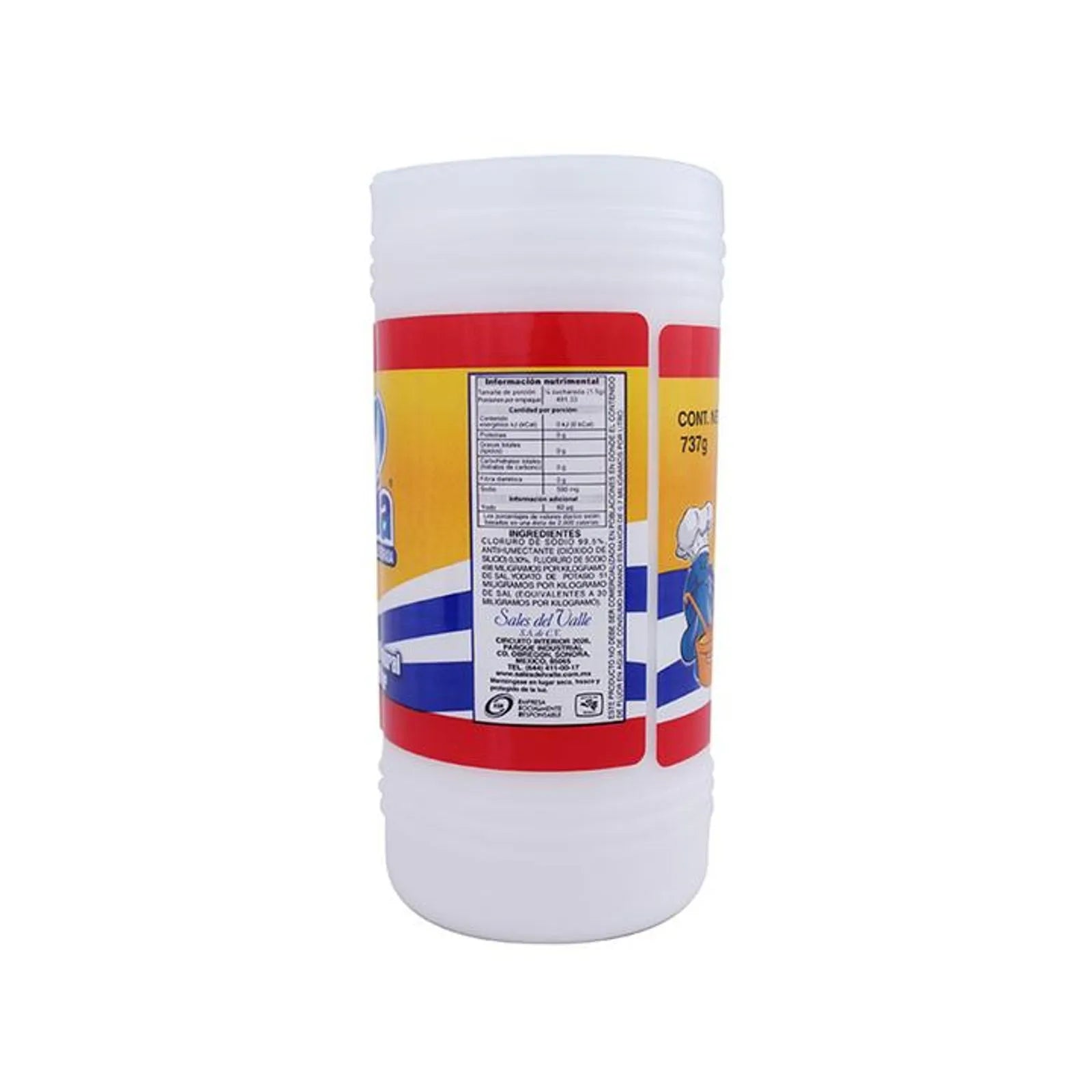 Bahia Iodized and Fluoridated Table Salt - 26 oz