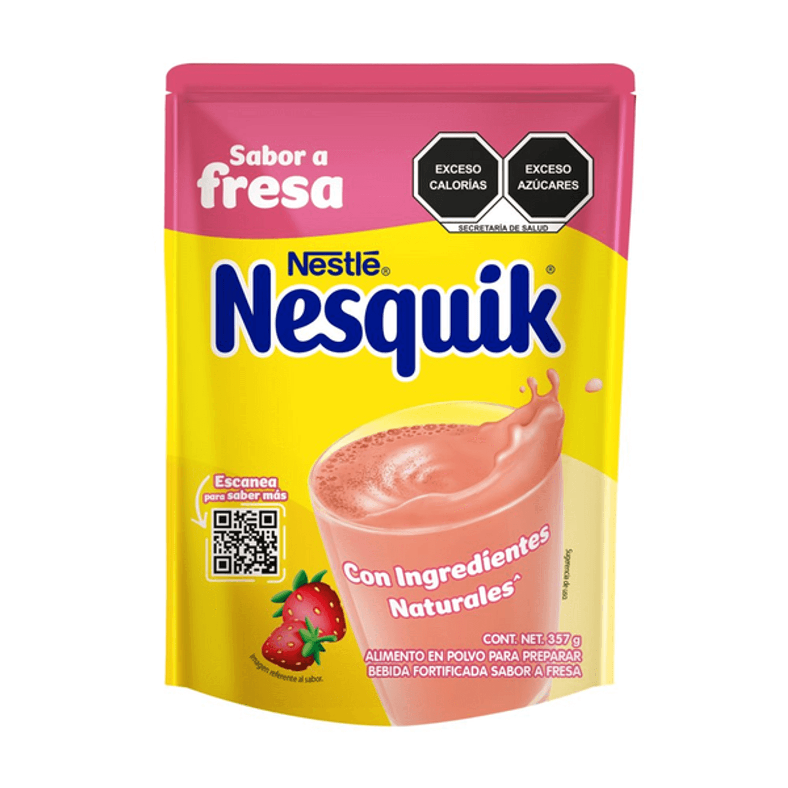 Nestle Nesquik Strawberry Flavor Powder 13 oz Main image