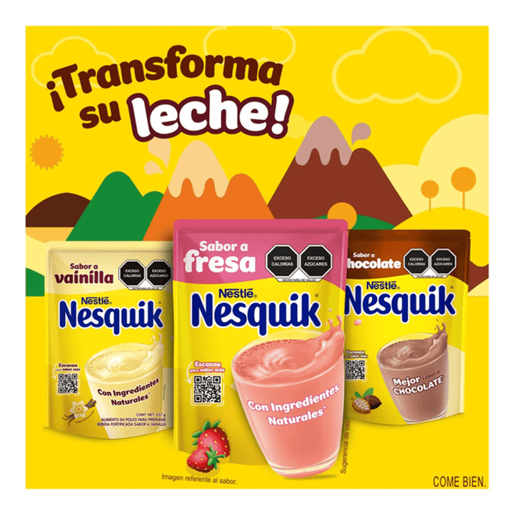 Nestle Nesquik Strawberry Flavor Powder 13 oz