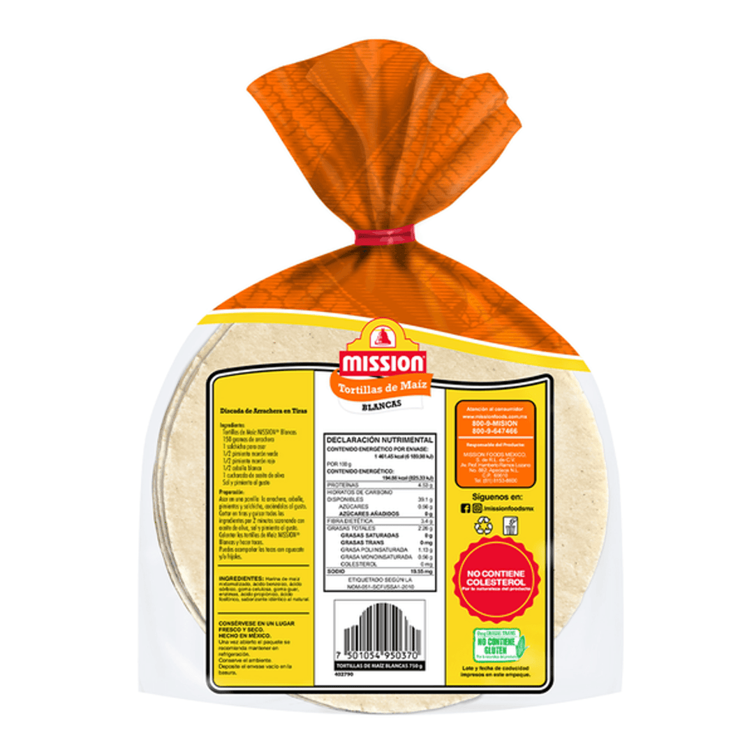 Mission White Corn Tortilla 26 oz