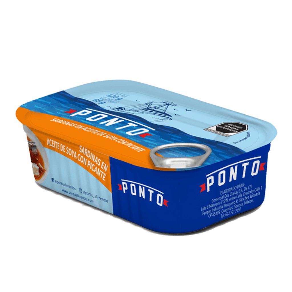 Ponto Spicy Sardines in Oil - 4 oz