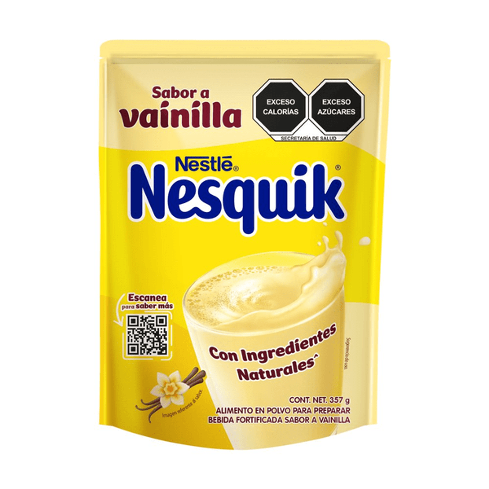 Nestle Nesquik Vanilla Flavor Powder 13 oz Main image