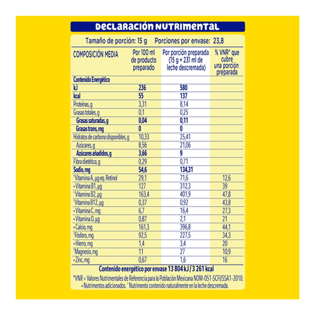 Nestle Nesquik Vanilla Flavor Powder 13 oz