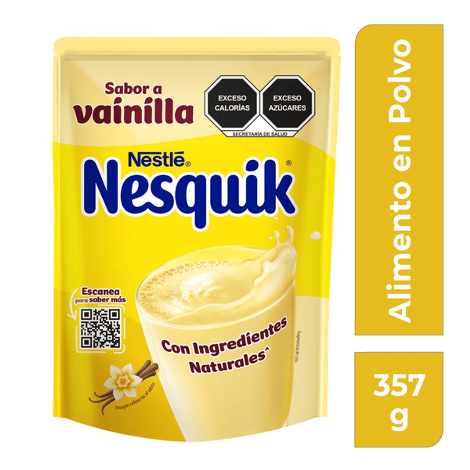 Nestle Nesquik Vanilla Flavor Powder 13 oz Secondary image
