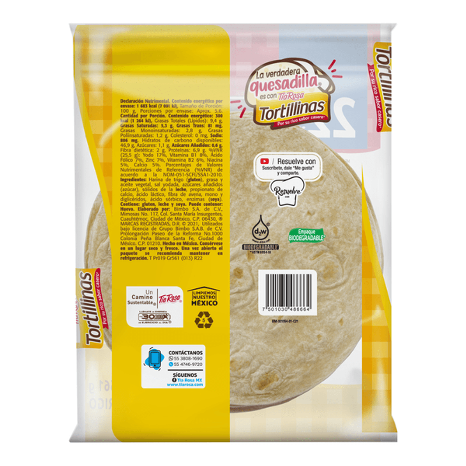 Tia Rosa Tortillinas 22 Pack