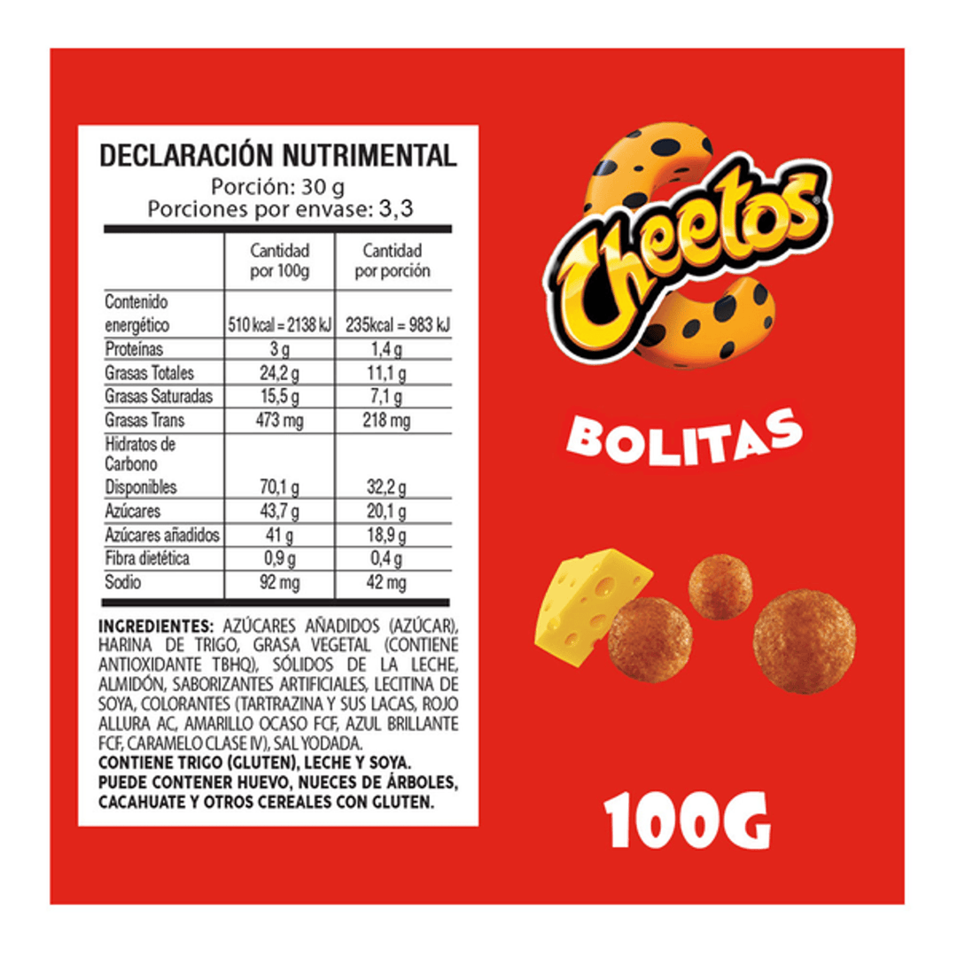 Sabritas Cheetos Balls 4 oz