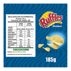 Sabritas Ruffles Original Salted Potato Chips 6 oz