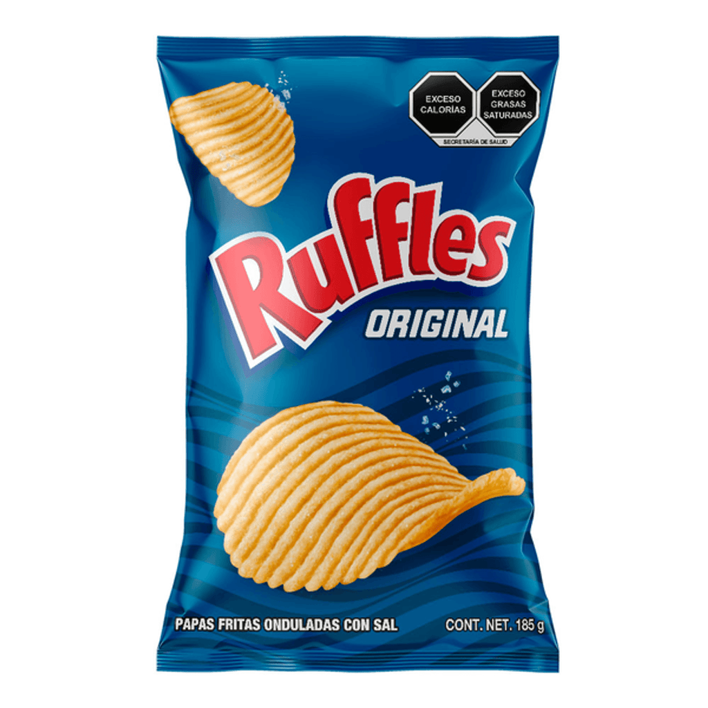 Sabritas Ruffles Original Salted Potato Chips 6 oz
