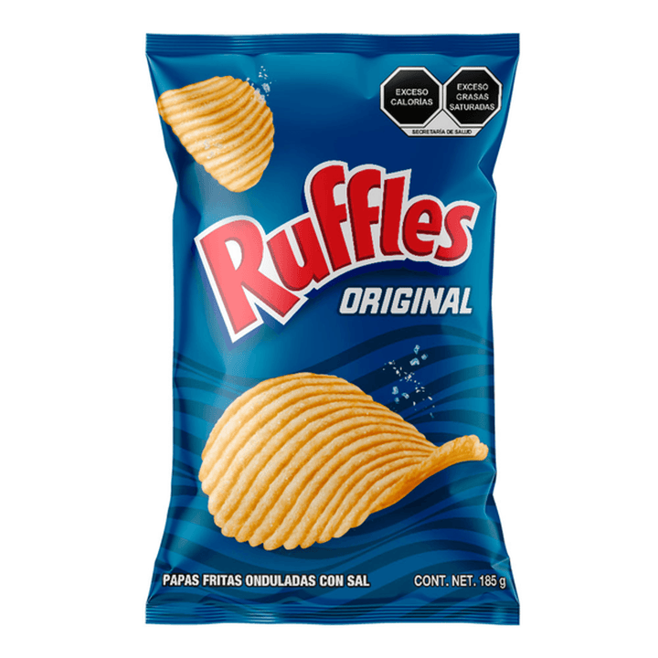 Sabritas Ruffles Original Salted Potato Chips 6 oz