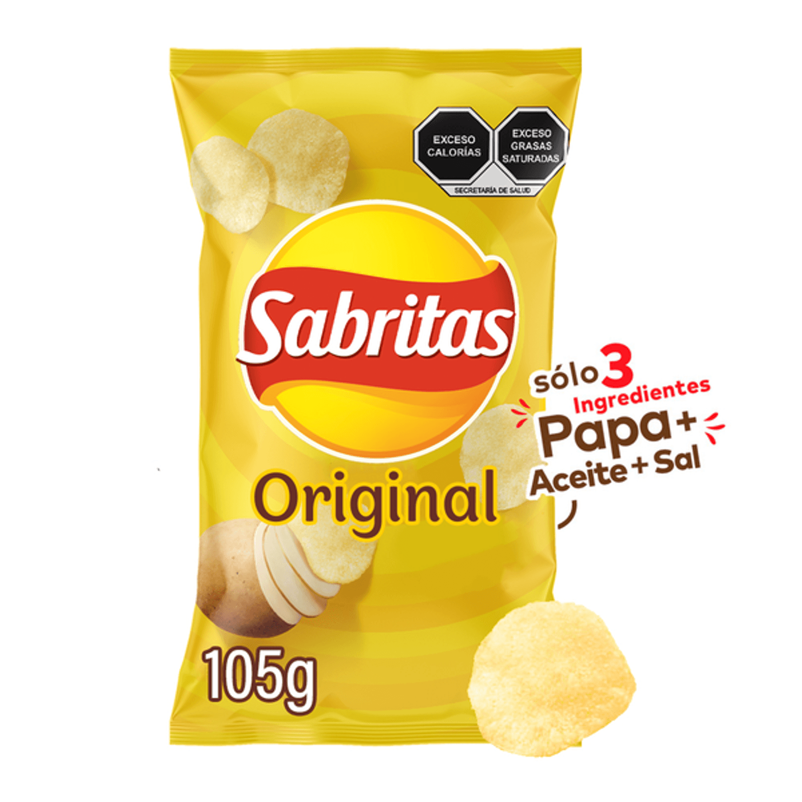 Sabritas Classic Salted Potato Chips - 4 oz