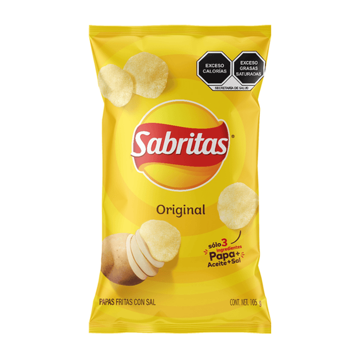 Sabritas Classic Salted Potato Chips - 4 oz