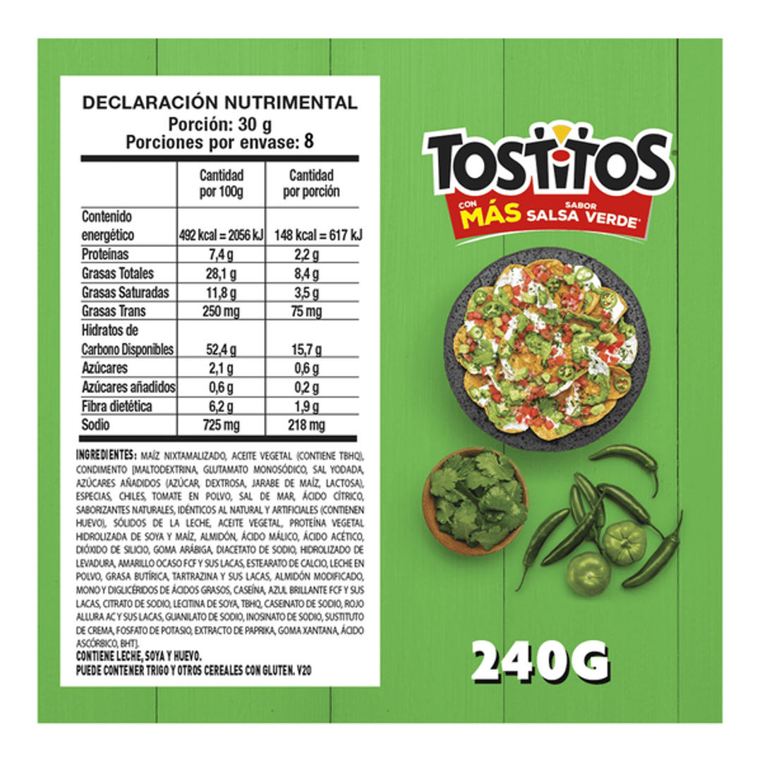 Tostitos Salsa Verde Flavor – 9 oz